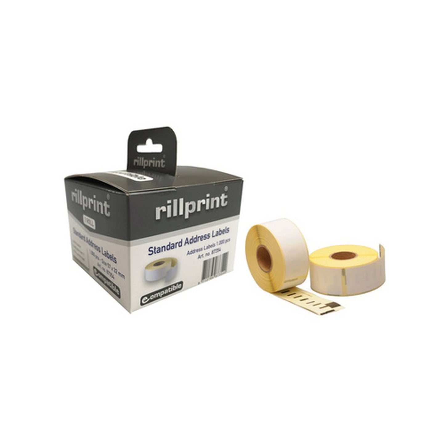 rillstab Rouleau d'étiquettes, 104 x 158 mm, blanc