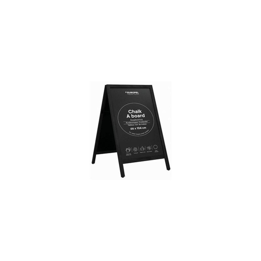 EUROPEL Panneau trottoir, 660 x 1.040 mm, noir