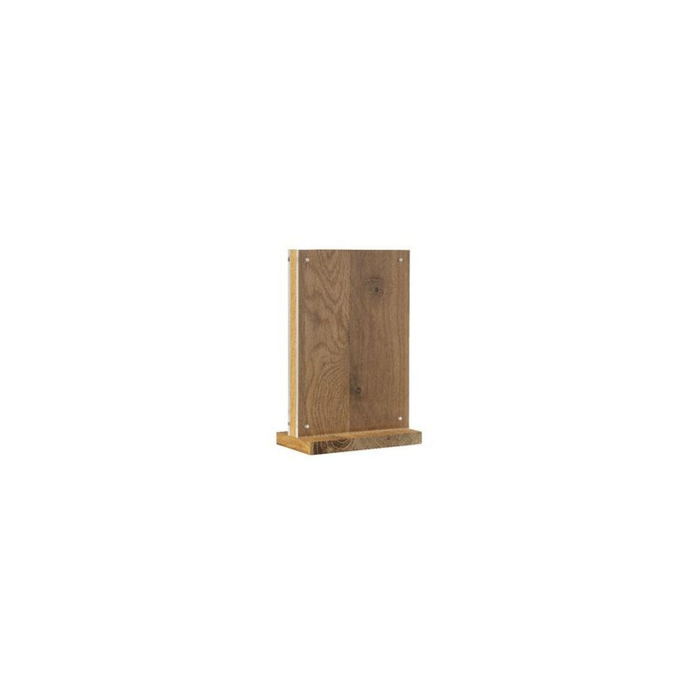 EUROPEL Présentoir de table Deluxe, A5 portrait, socle bois
