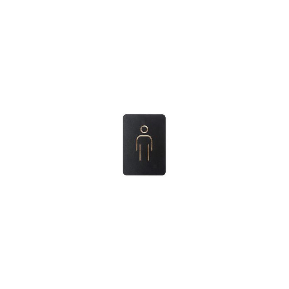 EUROPEL Pictogramme "WC hommes", noir
