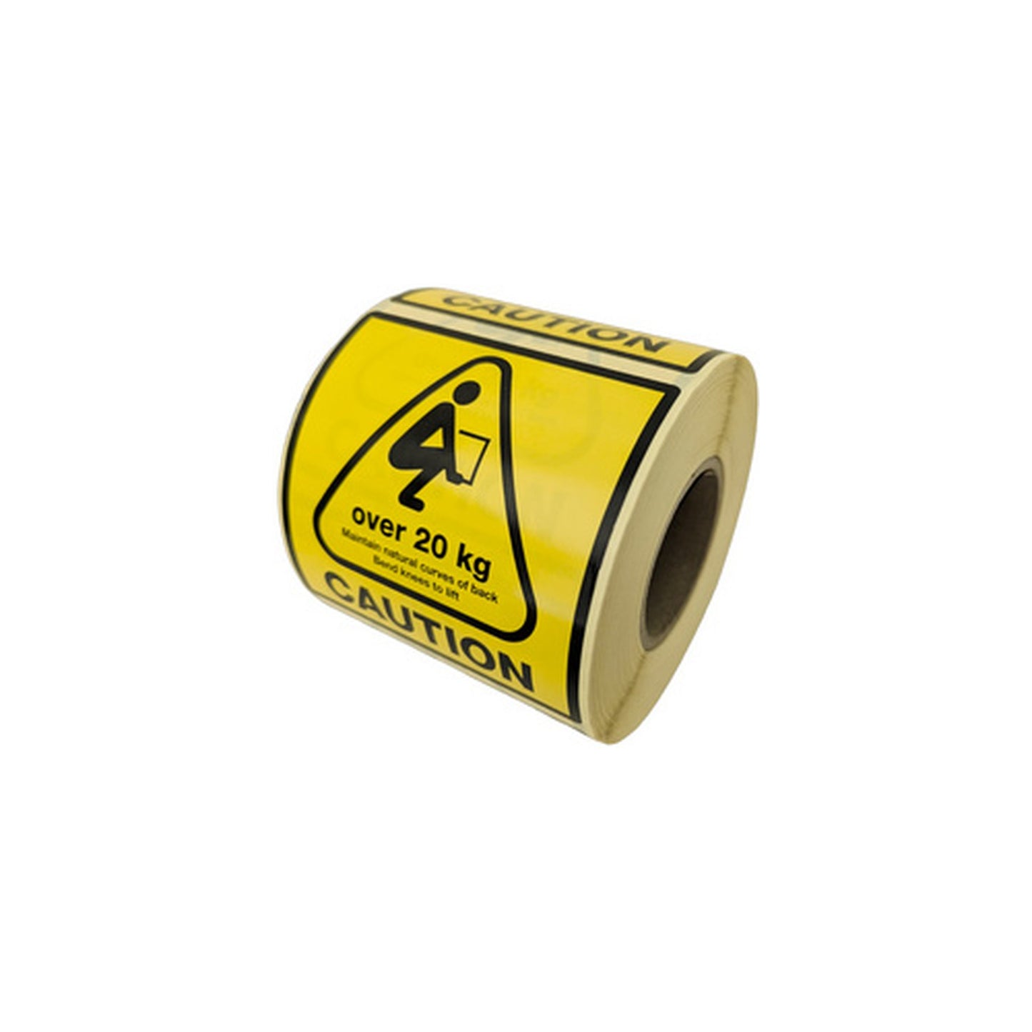 rillprint Étiquette d'avertissement "CAUTION OVER 20 KG"