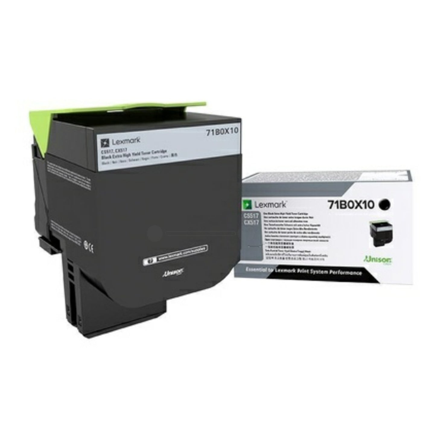 Toner d'origine Lexmark 71B0X10 - noir