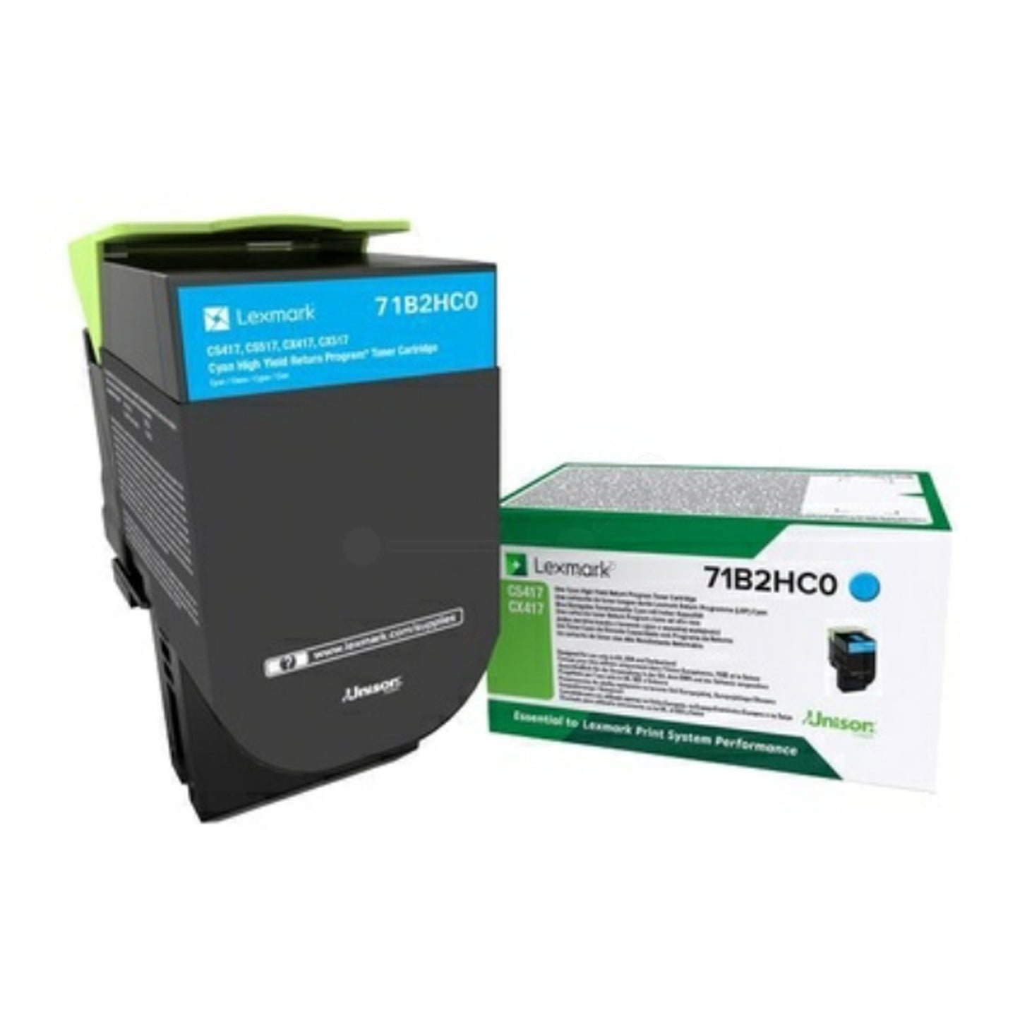 Toner d'origine Lexmark 71B2HC0 - cyan