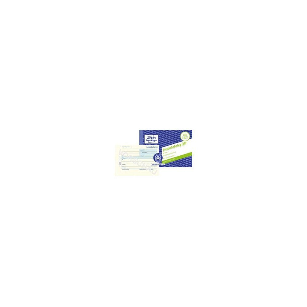 AVERY Zweckform Formularbuch "Ausgabebeleg", A6 quer, gelb