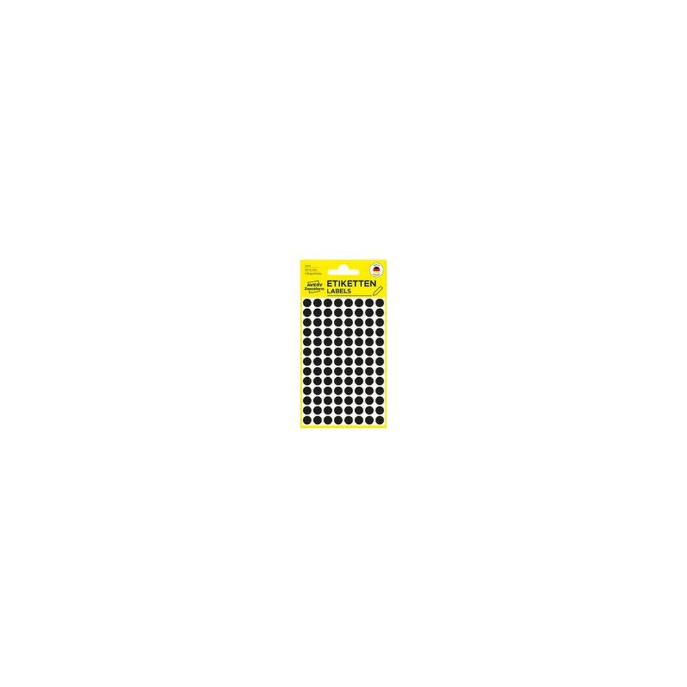 AVERY Zweckform Pastille de couleur, diamètre 8 mm, blanc
