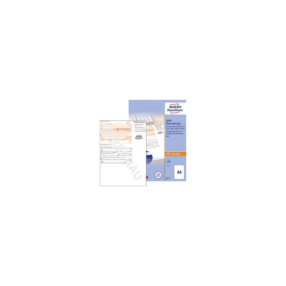 AVERY Zweckform Vordruck "Sepa-Standardüberweisung", DIN A4