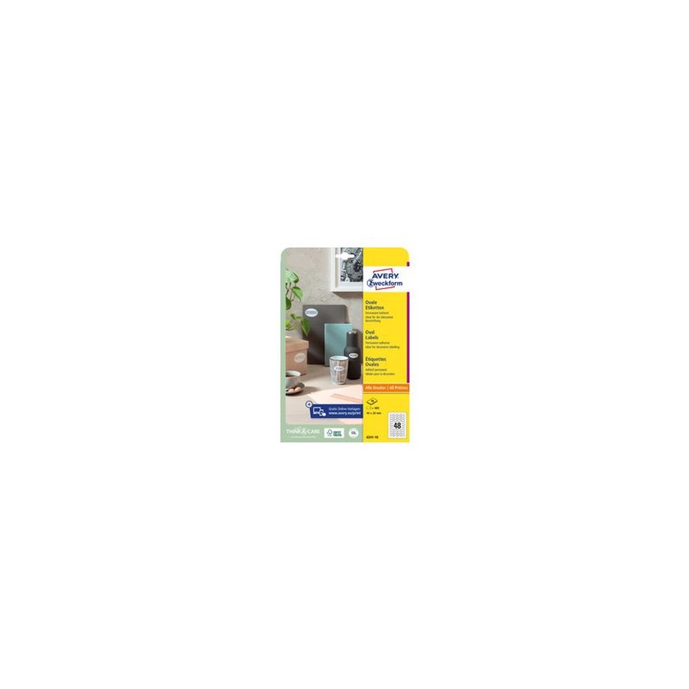 AVERY Zweckform Etiquette d'identification, 63,5 x 42,3 mm