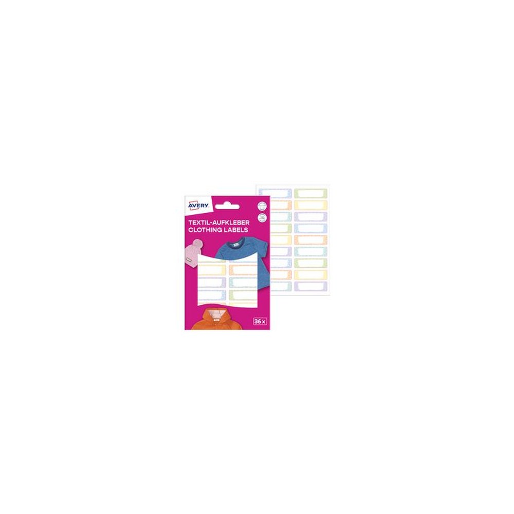 AVERY Étiquette pour textile, 13 x 45 mm, motifs