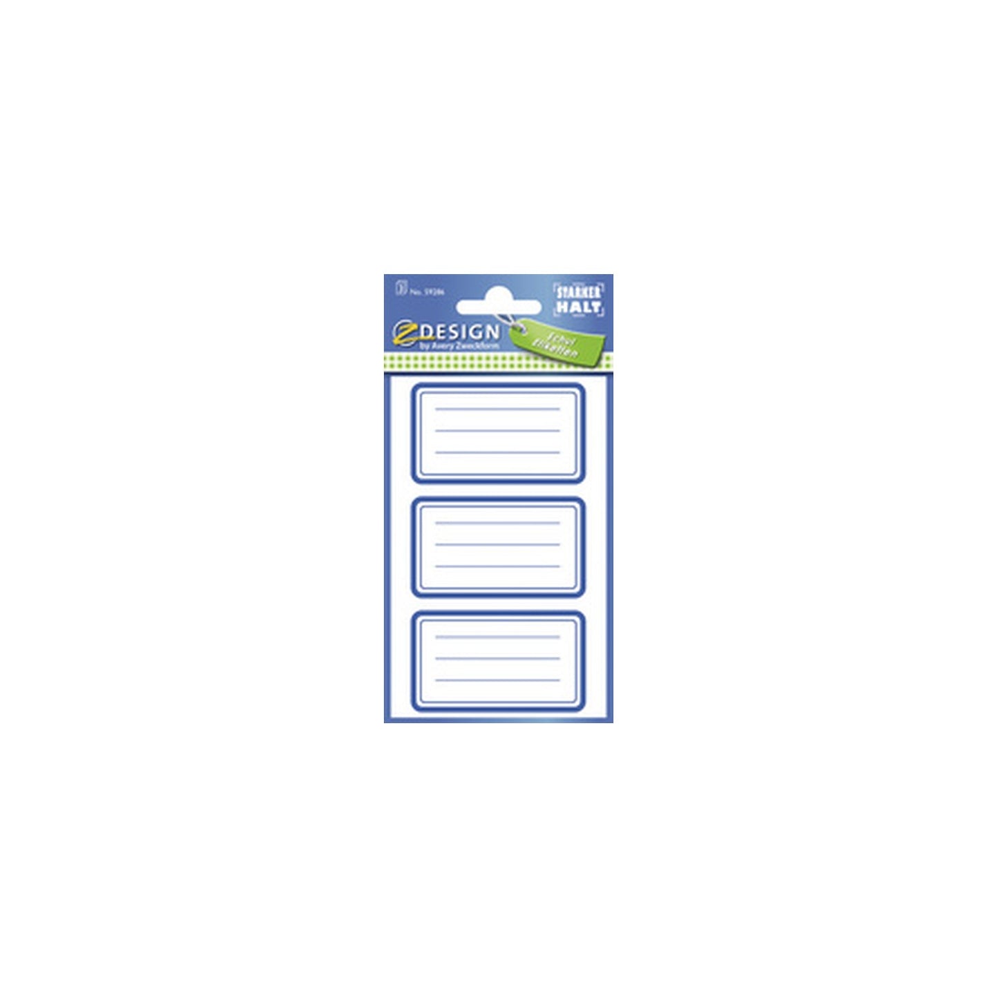 ZDesign SCHOOL Etiquettes livres "bordures", bleu