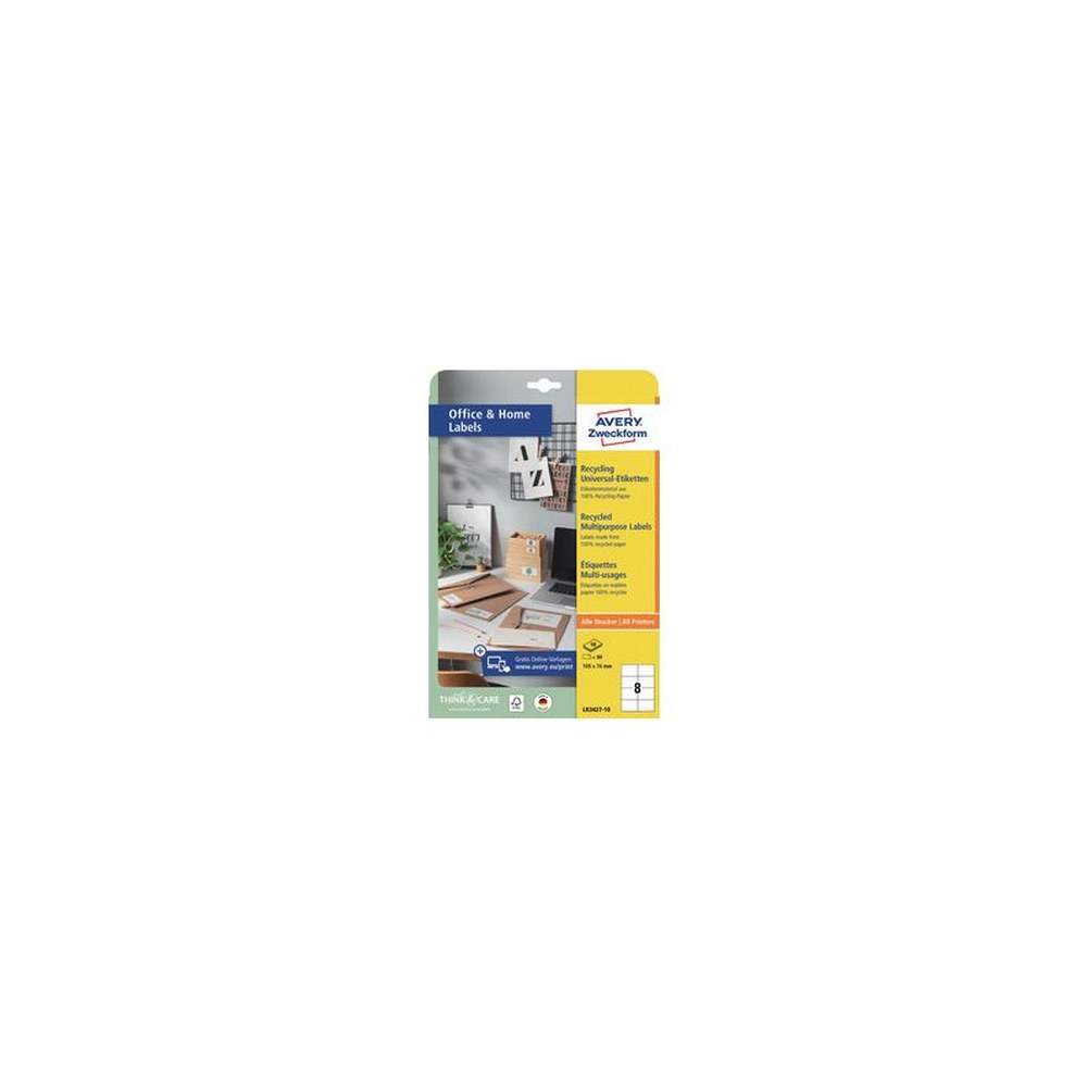 AVERY Zweckform Étiquette multi-usage recyclée Home Office