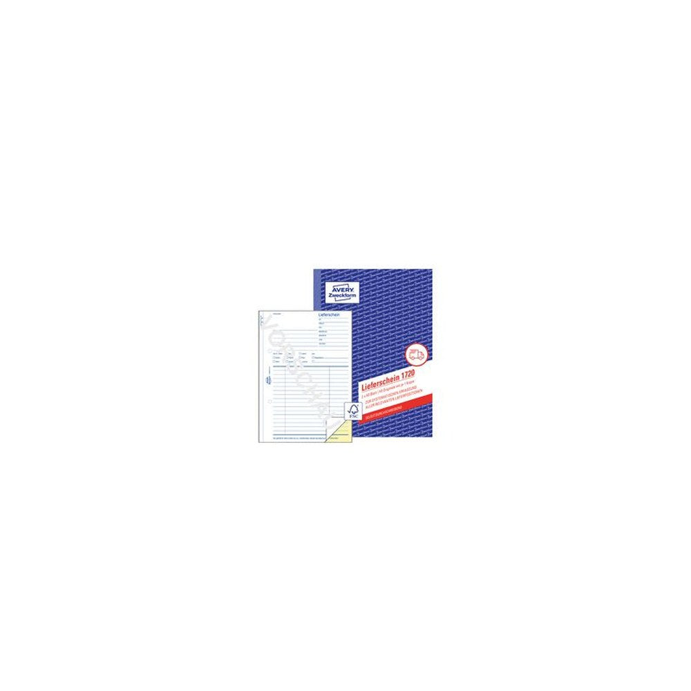 AVERY Zweckform Formularbuch "Lieferschein", SD, 4+1 GRATIS