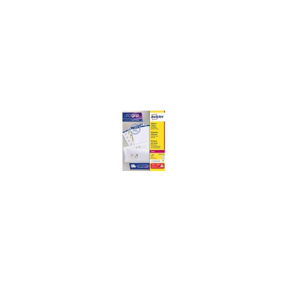AVERY Etiquette d'adresse, 63,5 x 46,6 mm, blanc