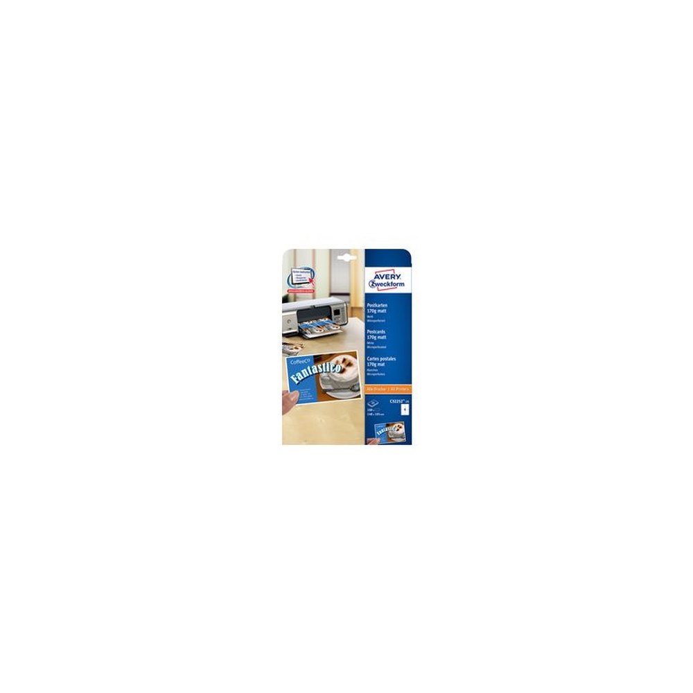 AVERY Zweckform Cartes postales 170 g/m2, (L)148 x (H)105 mm