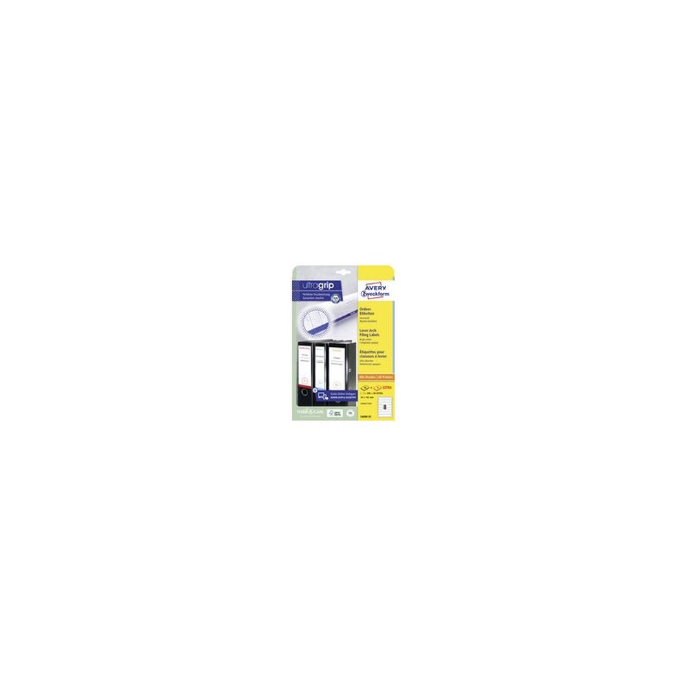 AVERY Zweckform Etiquette pour dos de classeur, blanc