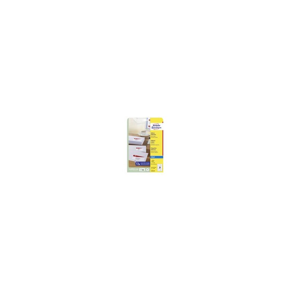 AVERY Zweckform Etiquette d'adresse jet encre,63,5 x 29,6 mm