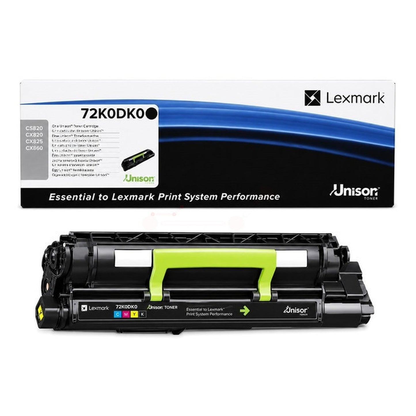 Unité développeur d'origine Lexmark 72K0DK0 - noire