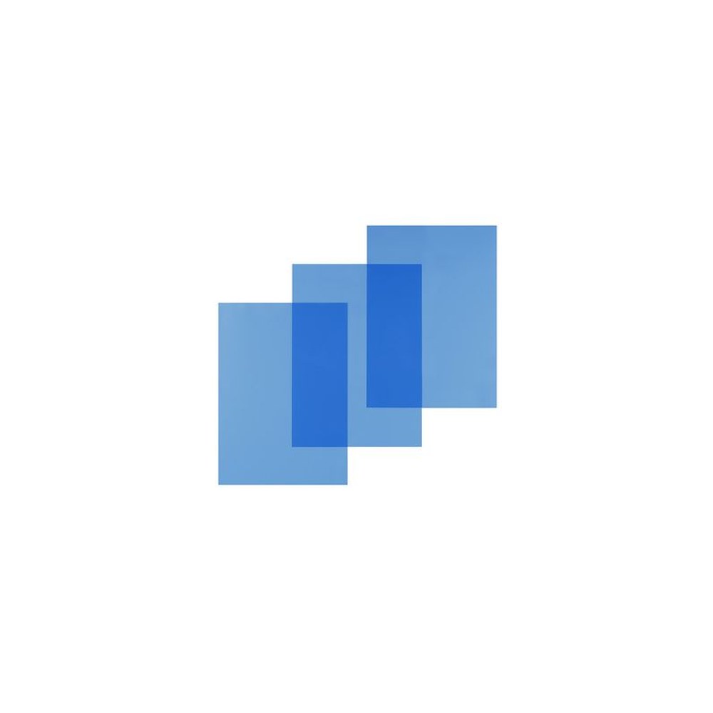 pavo plats de couverture, A4, PVC, 0,20 mm, bleu transparent