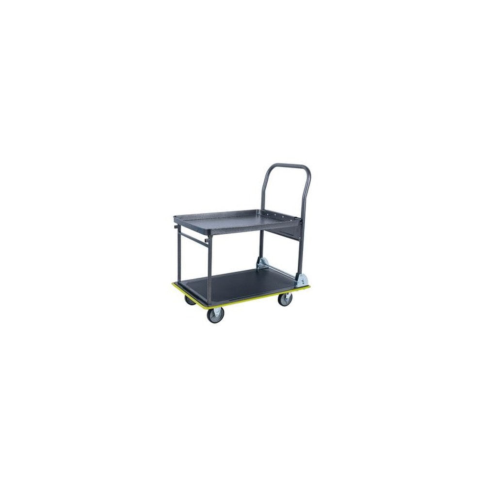pavo Chariot à étages, capacité: 150 kg, gris foncé