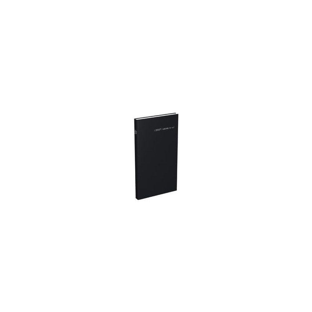 LECAS Agenda journalier Comptoir, 2027, 150 x 270 mm, noir