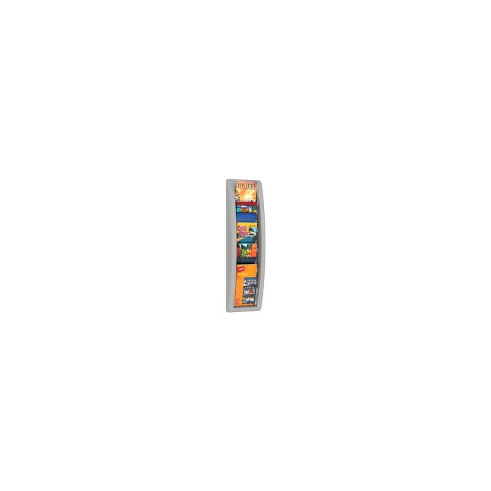 PAPERFLOW Porte-brochures mural Quick fit, 1/3 A4, noir
