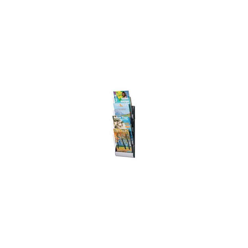 PAPERFLOW Porte-brochures mural Integral, A4, gris alu