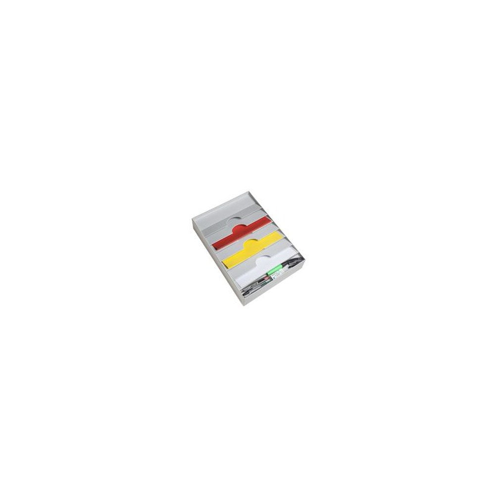 PAPERFLOW Organiseur de tiroir, 6 compartiments, gris