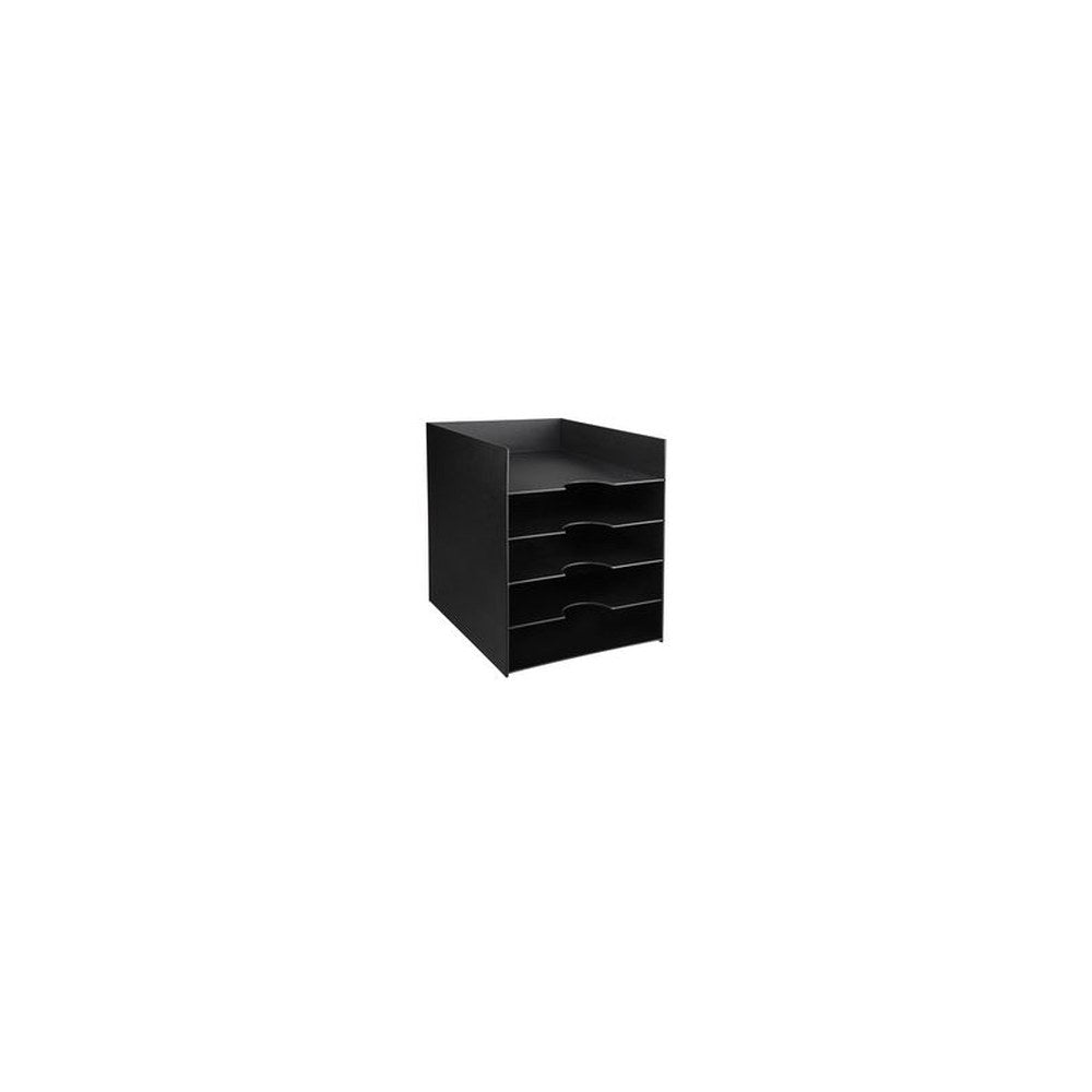 PAPERFLOW Station de tri Formularbox, 5 compartiments, noir
