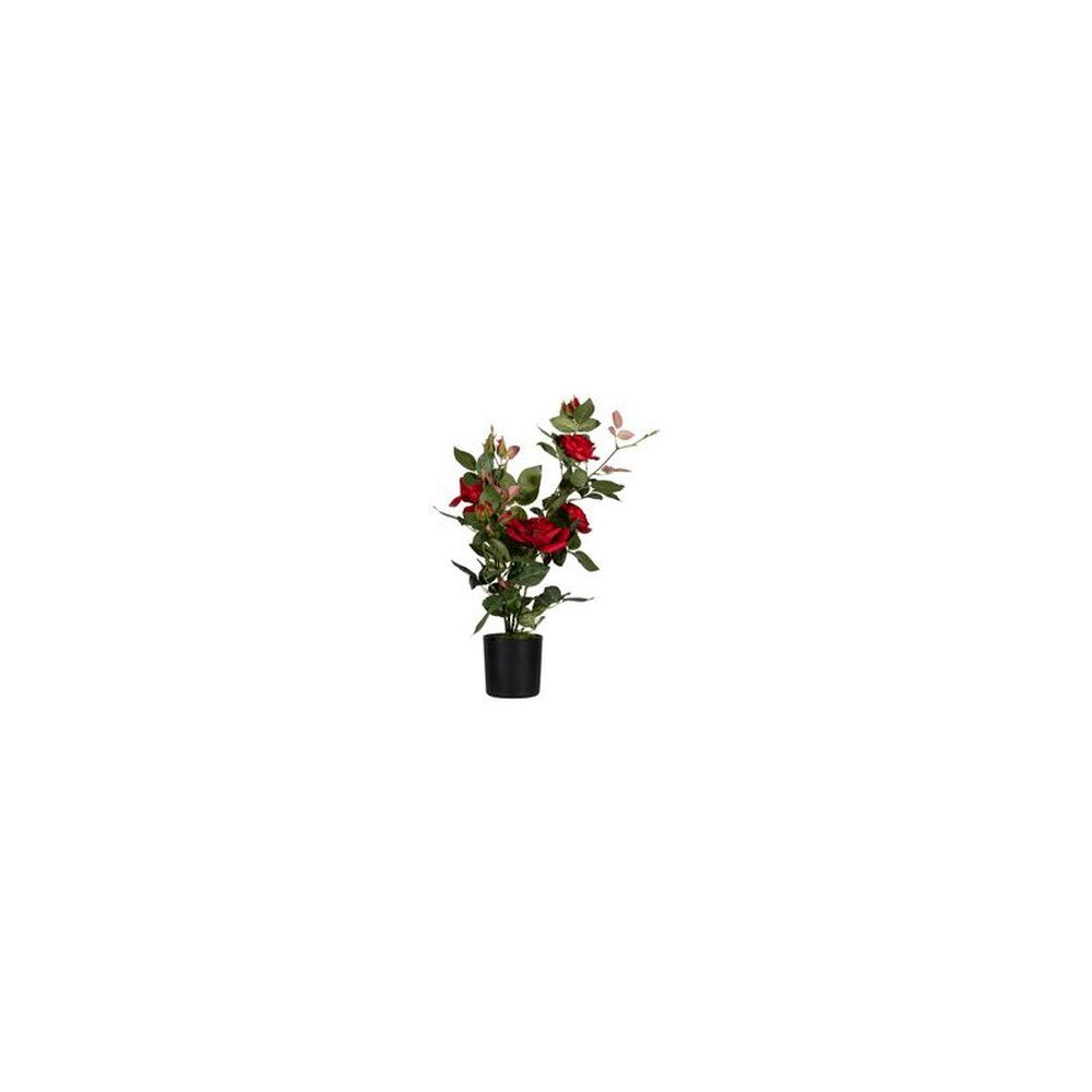 PAPERFLOW Plante artificielle "rosier", (H)540 mm, rouge