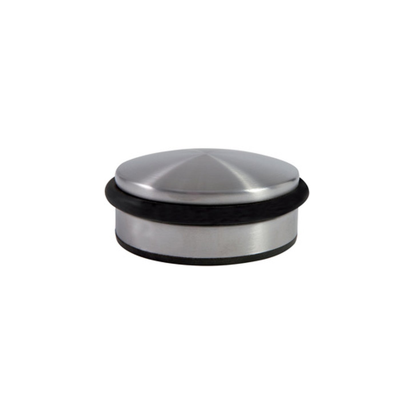 ALBA Butoir de porte, en acier, diamètre: 102 mm, argent