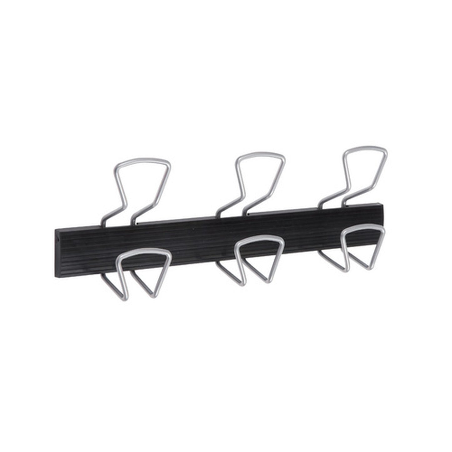ALBA Portemanteau mural "PRO3", 3 crochets, gris/noir