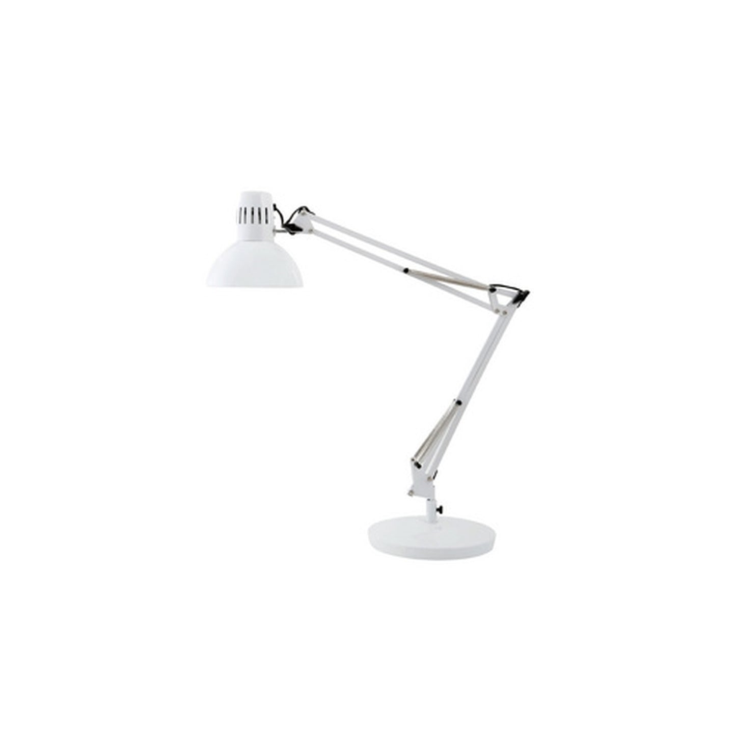 ALBA Lampe de bureau LED "ARCHI", pince/socle, blanc