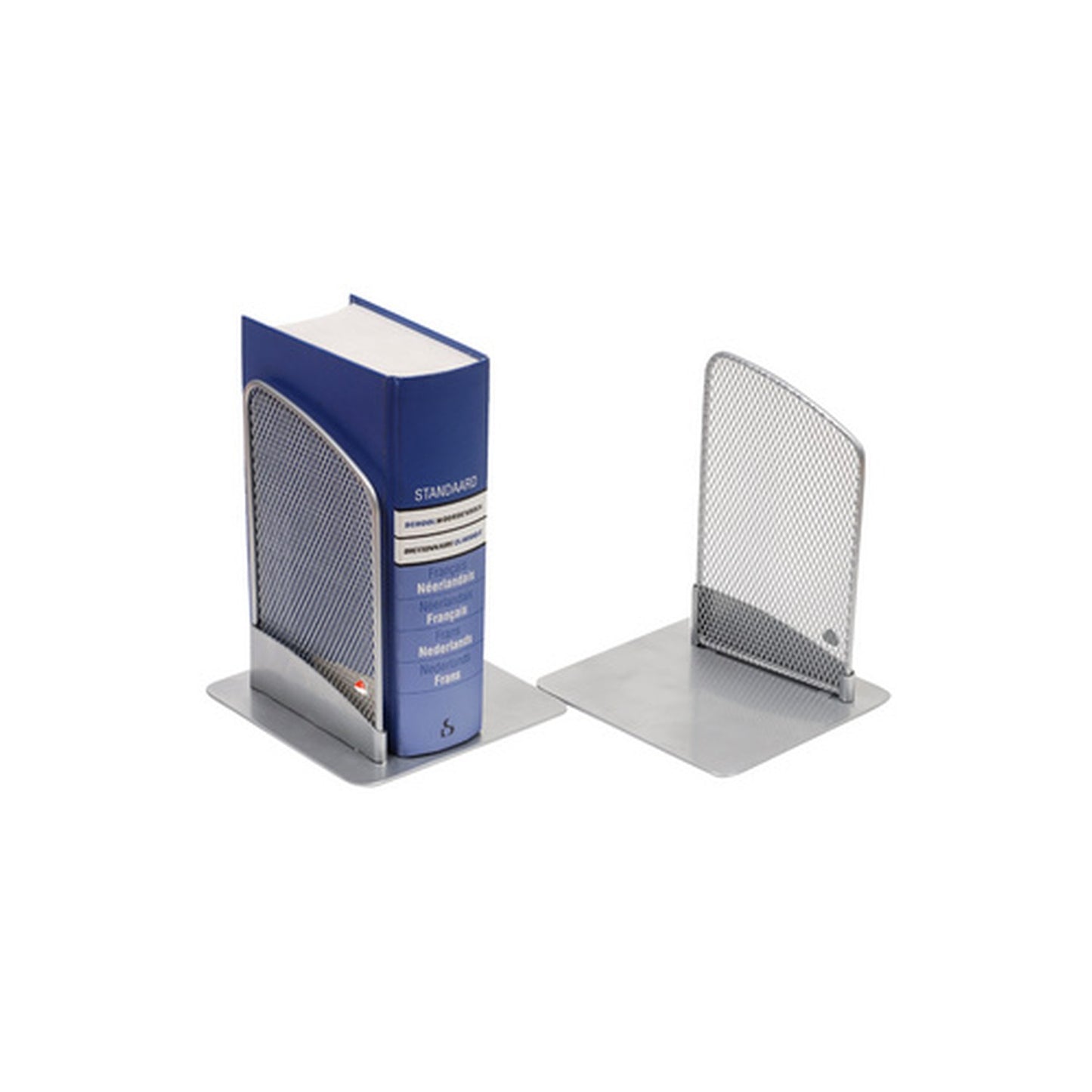 ALBA Serre-livre "MESHER", en fil d'acier, gris
