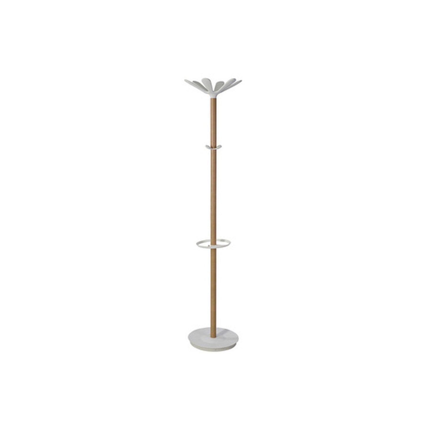 ALBA Portemanteau "NAHOW", hauteur: 1.750 mm, hêtre / blanc