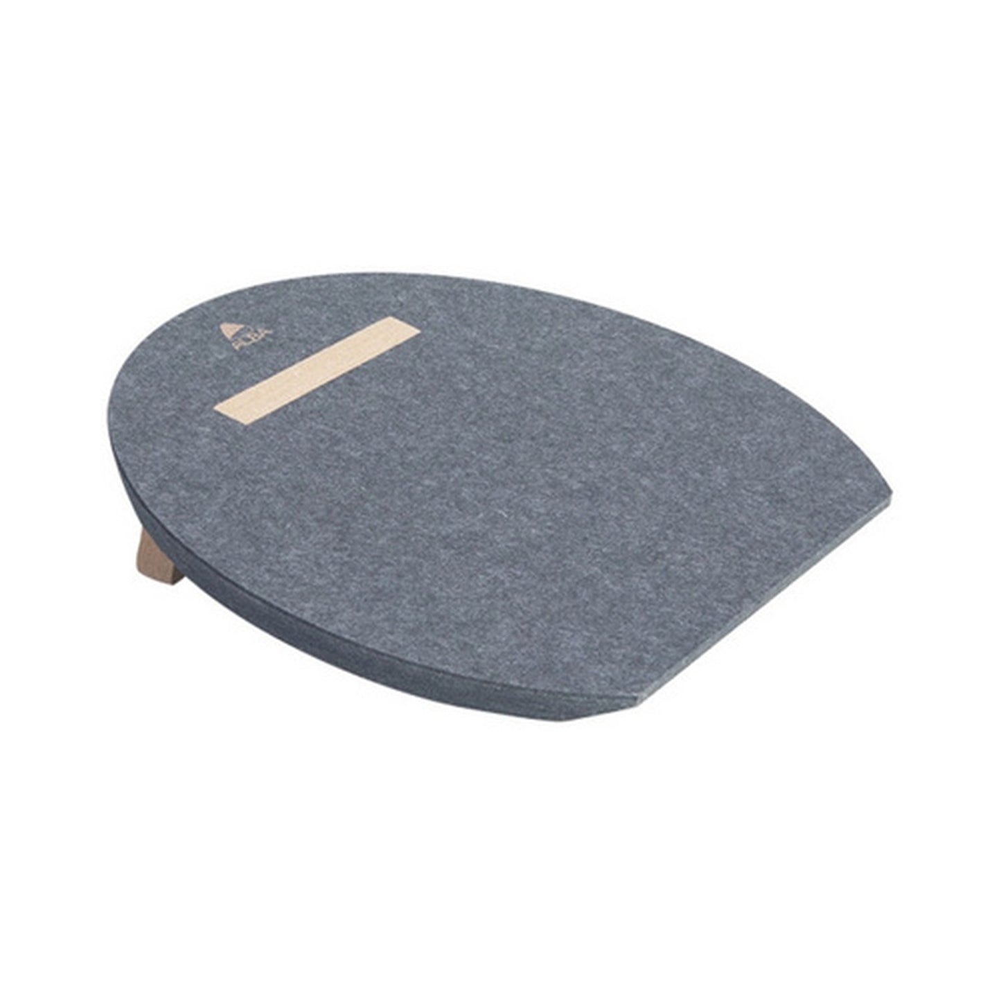 ALBA Repose-pieds "MHFEETPET", en PET 100% recyclé, gris