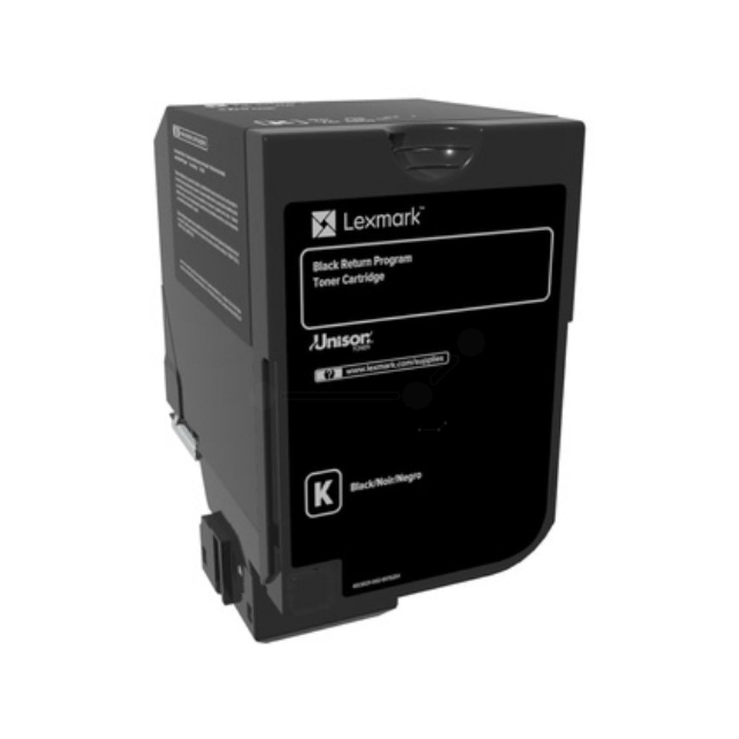 Toner d'origine Lexmark 74C0H10 - noir