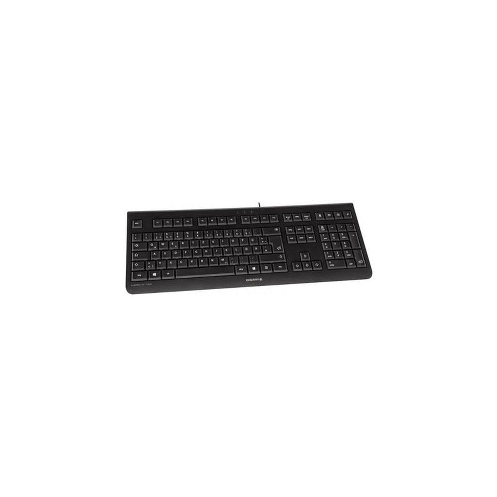 CHERRY Clavier AZERTY KC-1000 USB, avec fil, noir