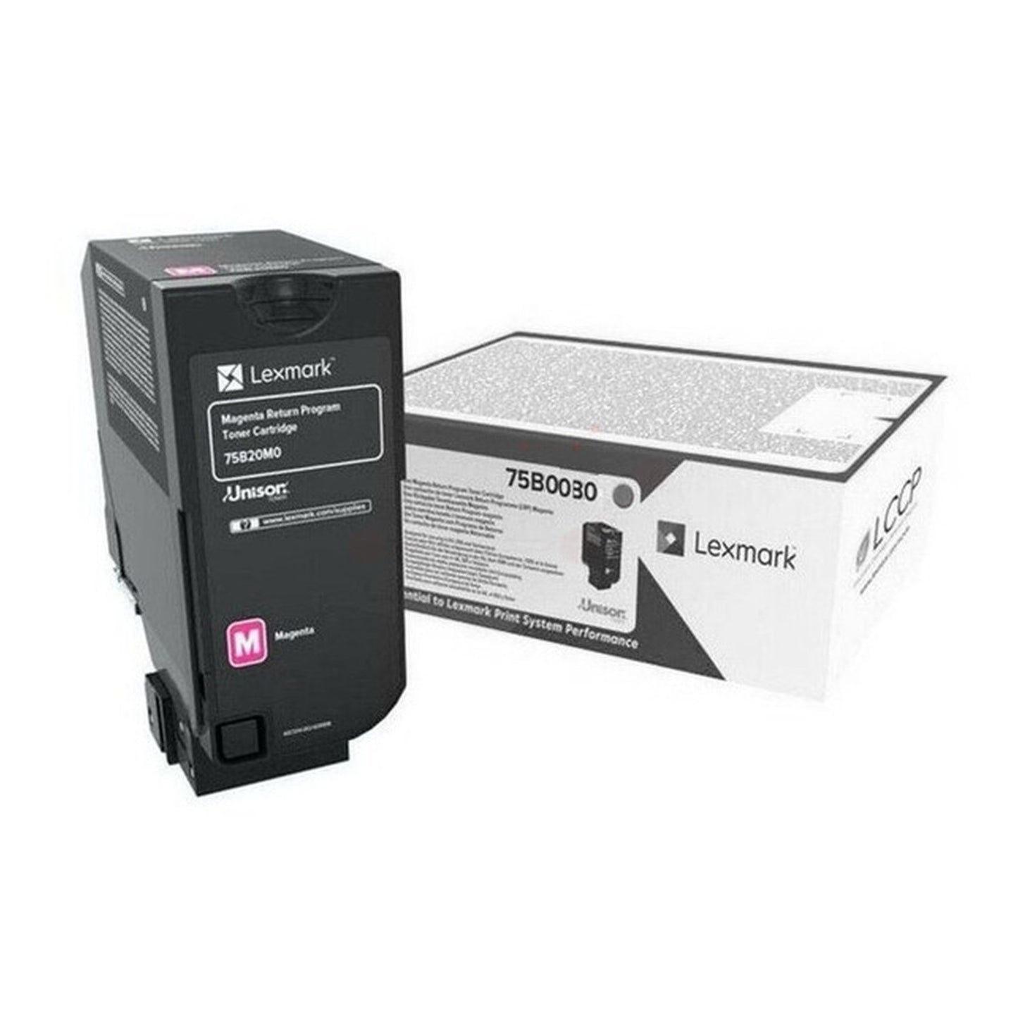 Toner d'origine Lexmark 75B0030 - magenta
