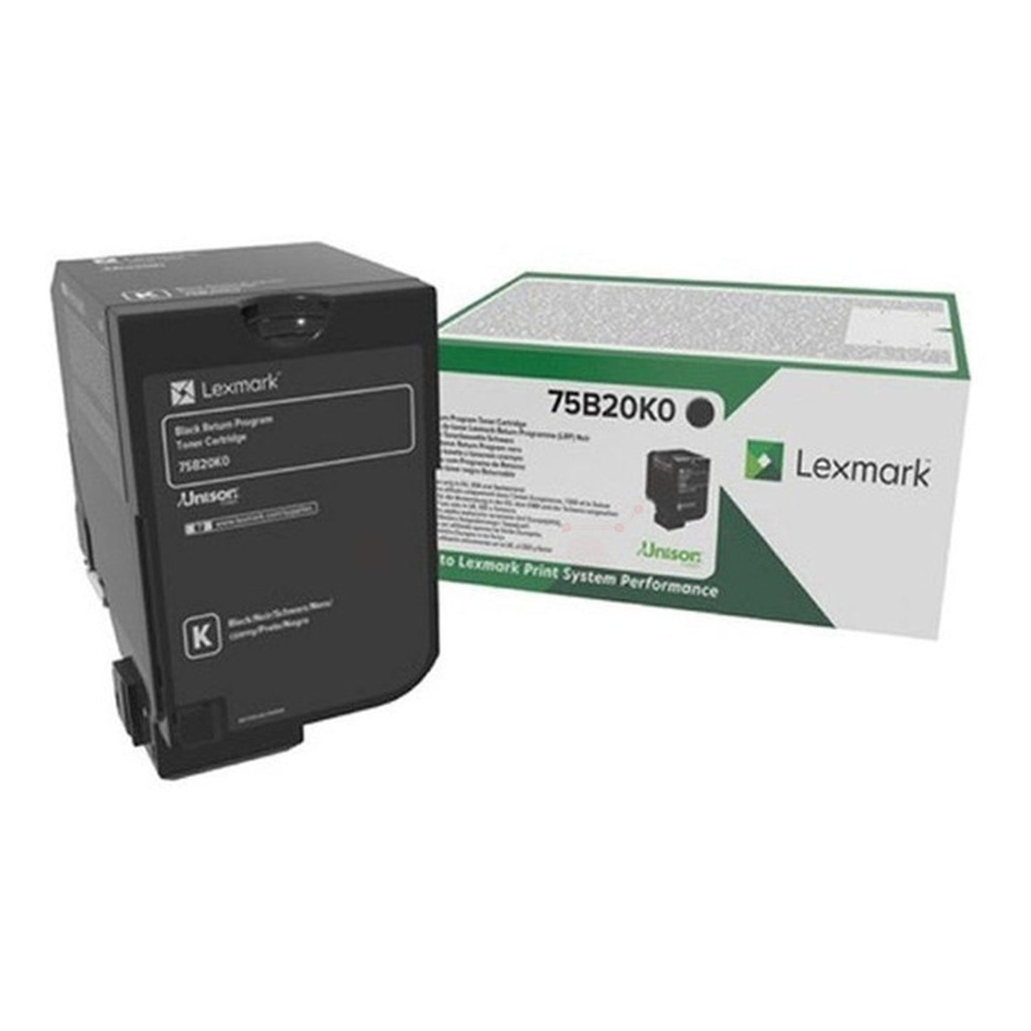 Toner d'origine Lexmark 75B20K0 - noir