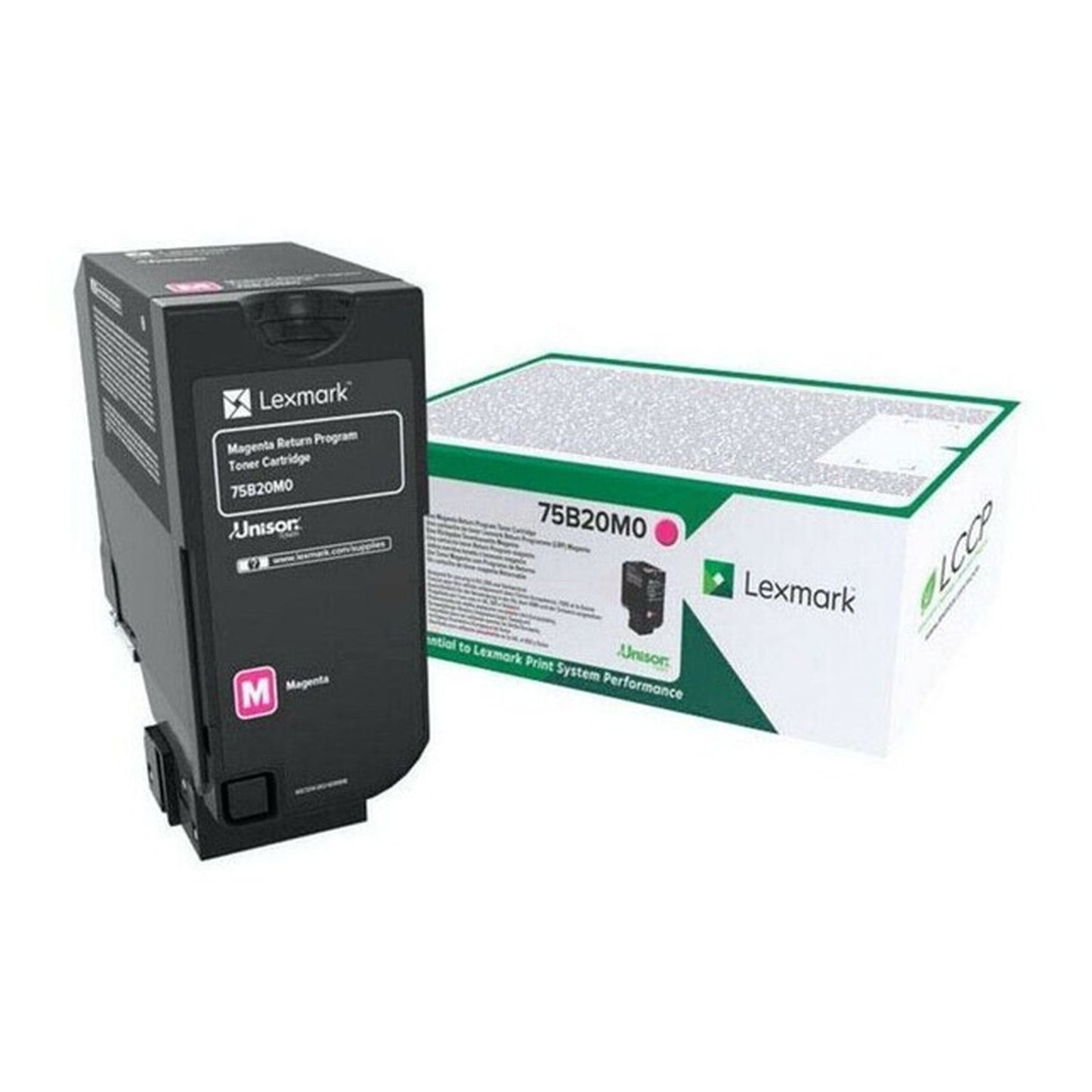 Toner d'origine Lexmark 75B20M0 - magenta