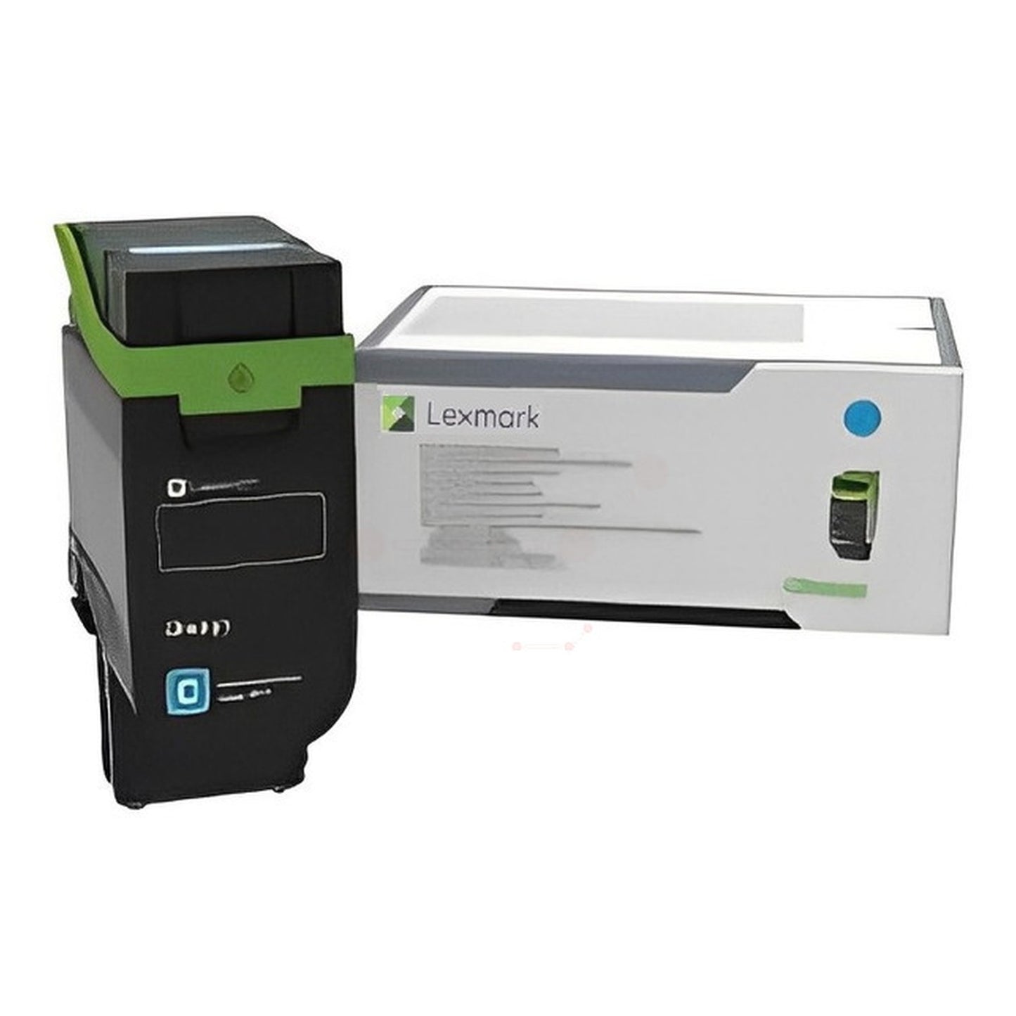 Toner d'origine Lexmark 75M0X20 - cyan