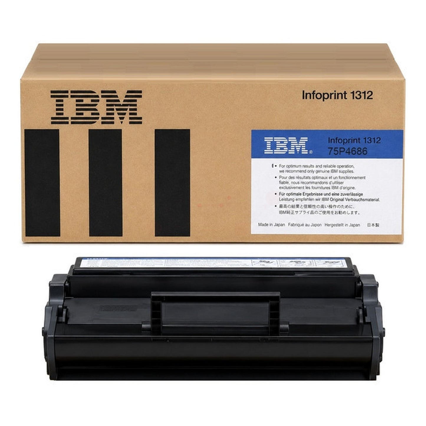 Toner d'origine IBM 75P4686 - noir