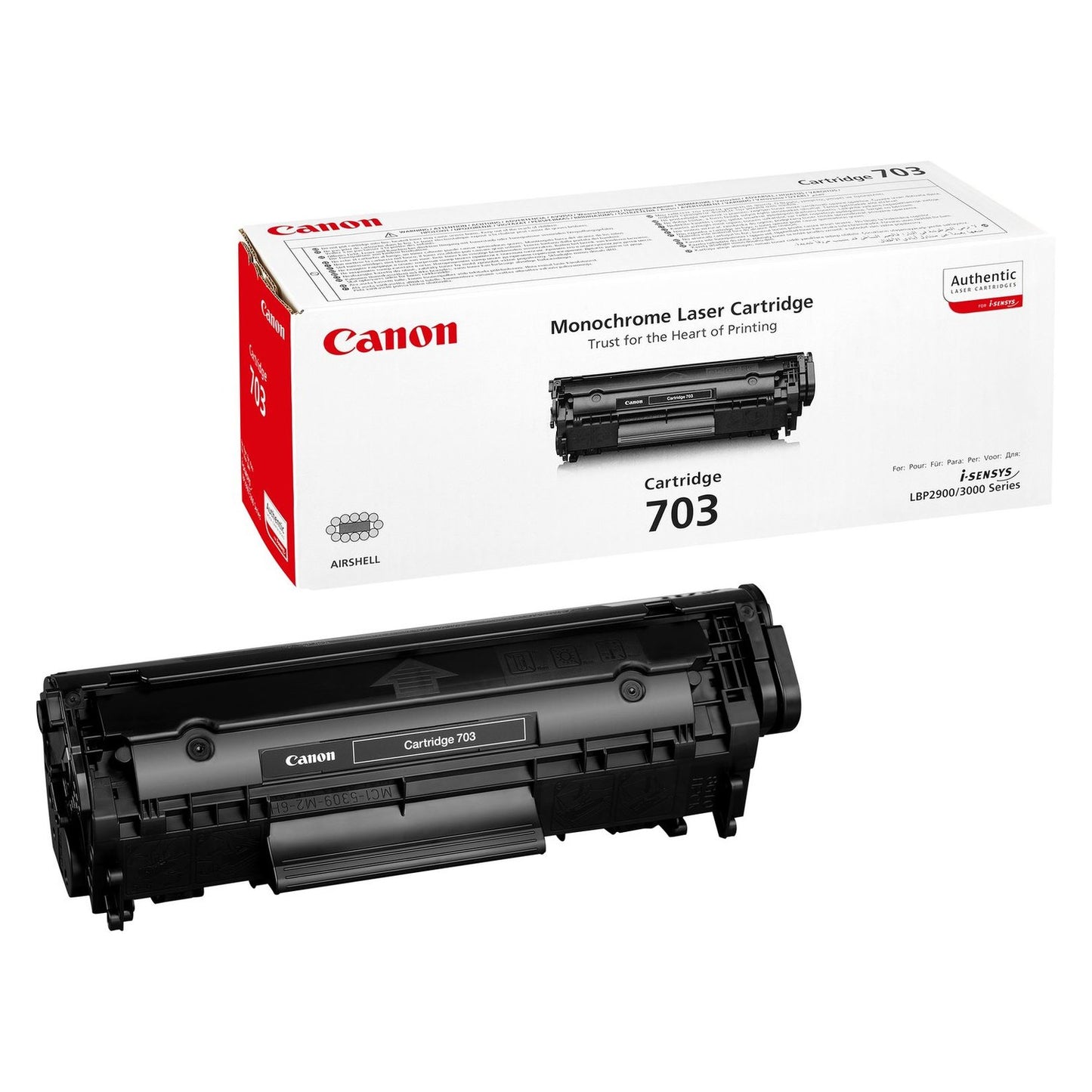 Toner d'origine Canon 7616A005 / 703 - noir