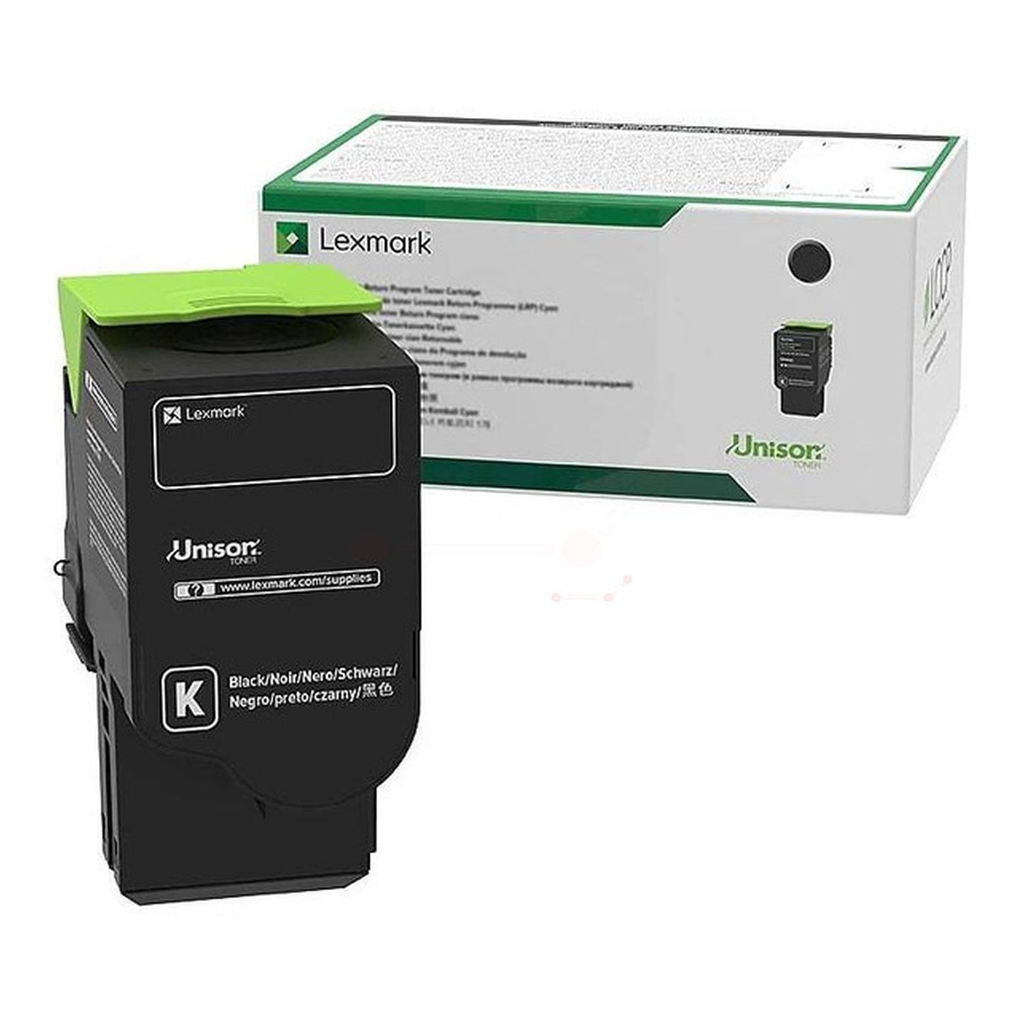 Toner d'origine Lexmark 78C0X10 - noir