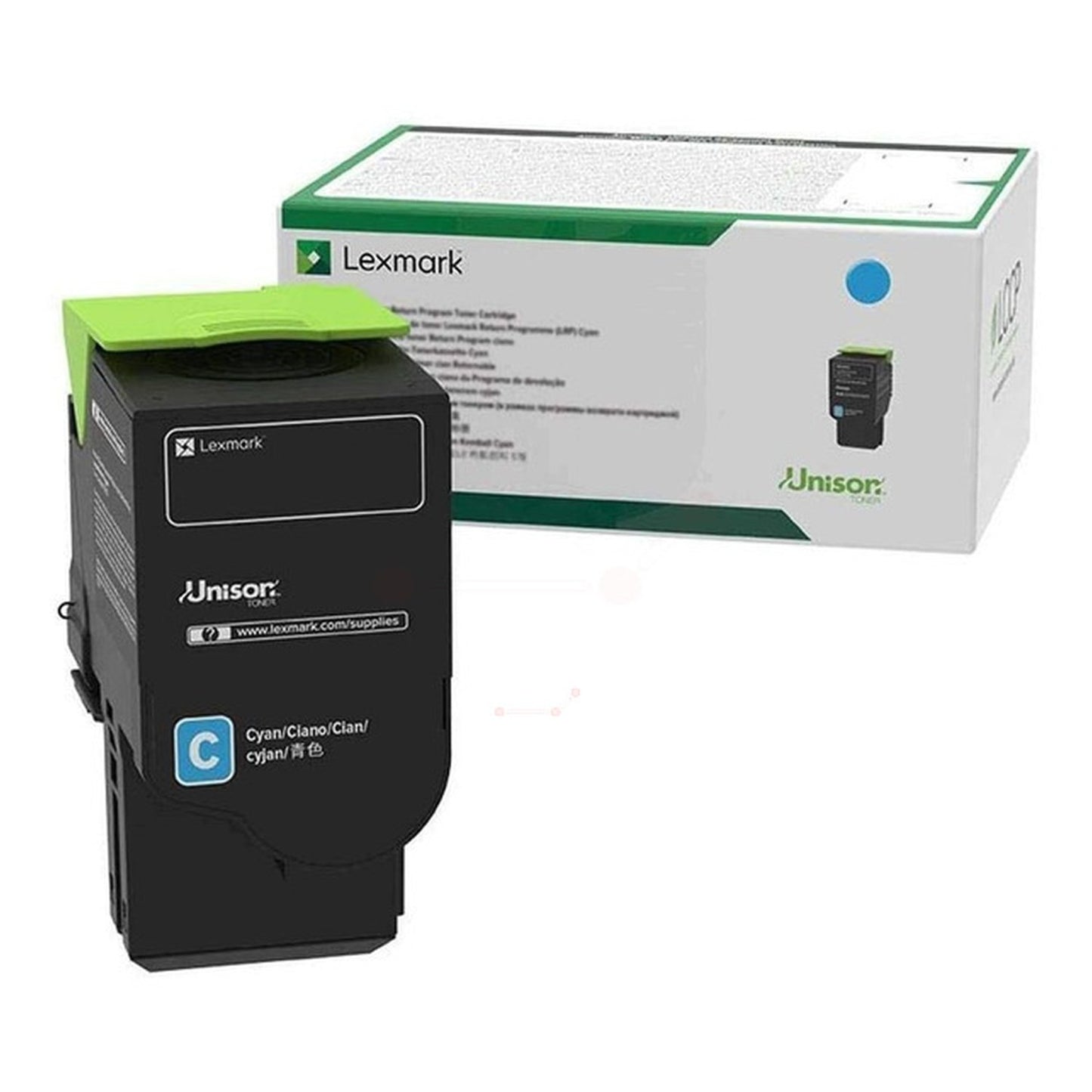 Toner d'origine Lexmark 78C20C0 - cyan