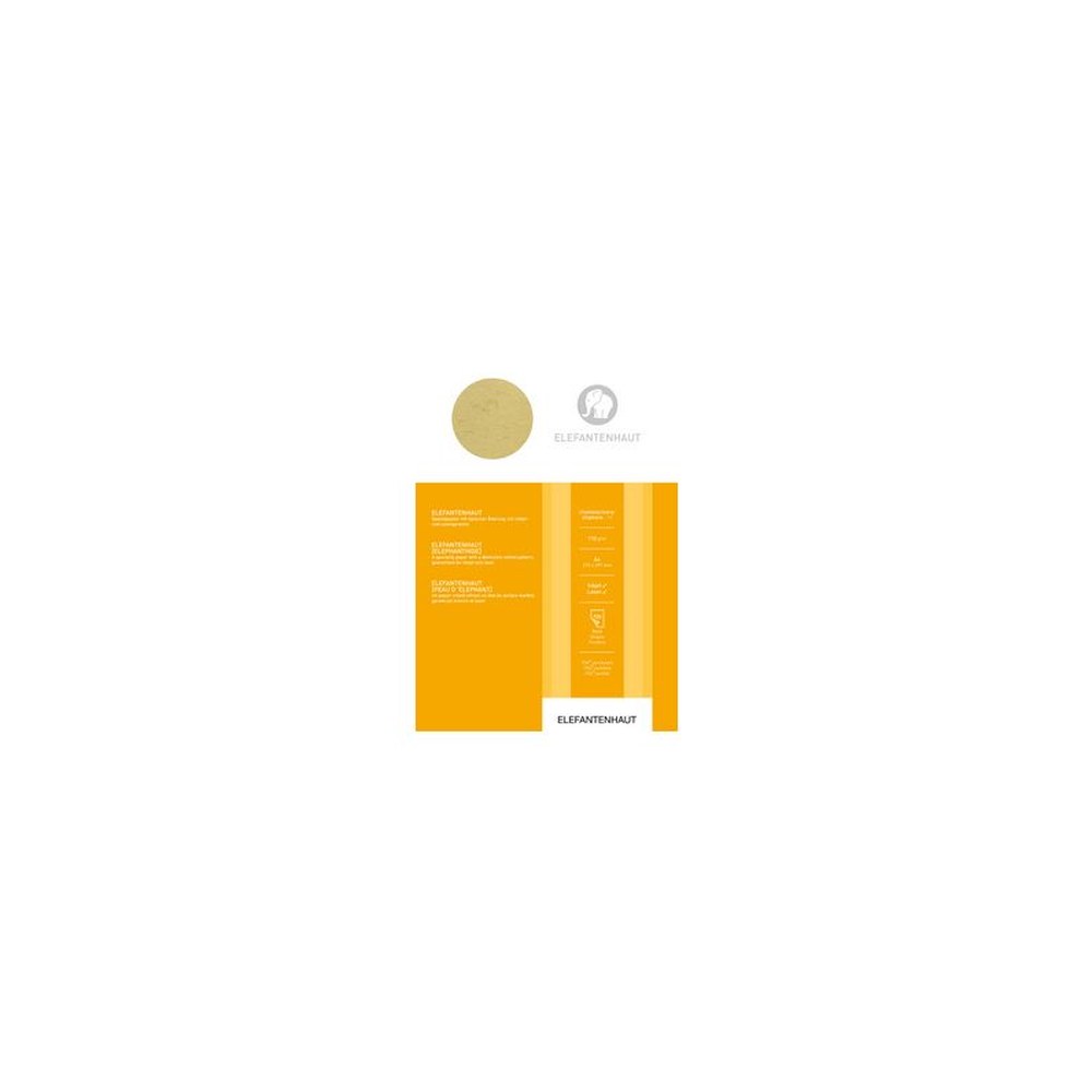 Papier spécial "peau d'éléphant", A4, 190 g/m2, chamois