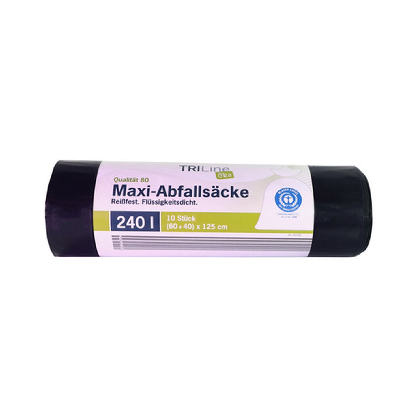 TRIline Sac poubelle Maxi, vert/noir, 240 litres