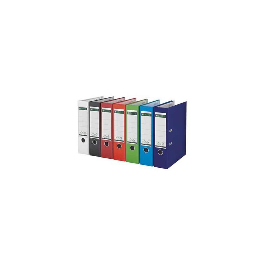 LEITZ Classeur à levier 180 degrés, format A4, 80 mm, rouge x20