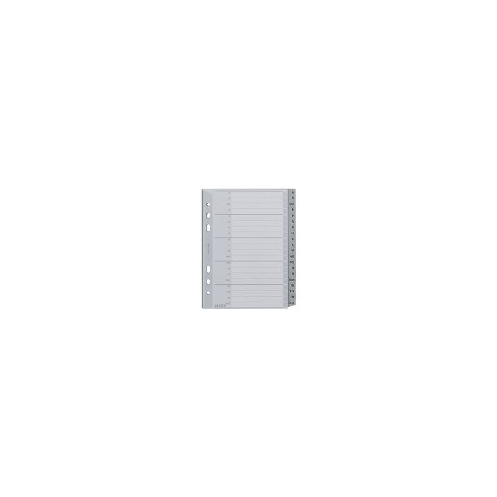LEITZ Intercalaires en plastique, A-Z, A5, PP, 20 touches