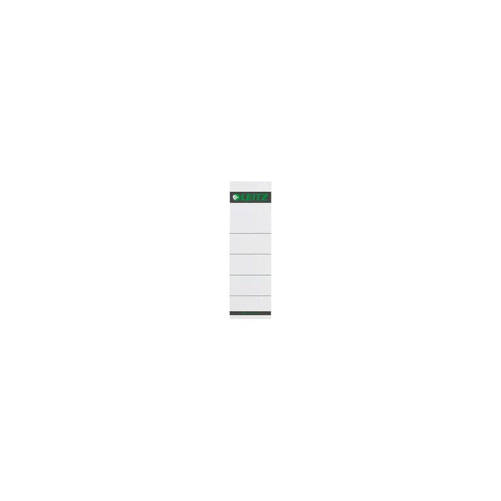 LEITZ Etiquette bristol pr dos de classeur, 57 x 190 mm,gris