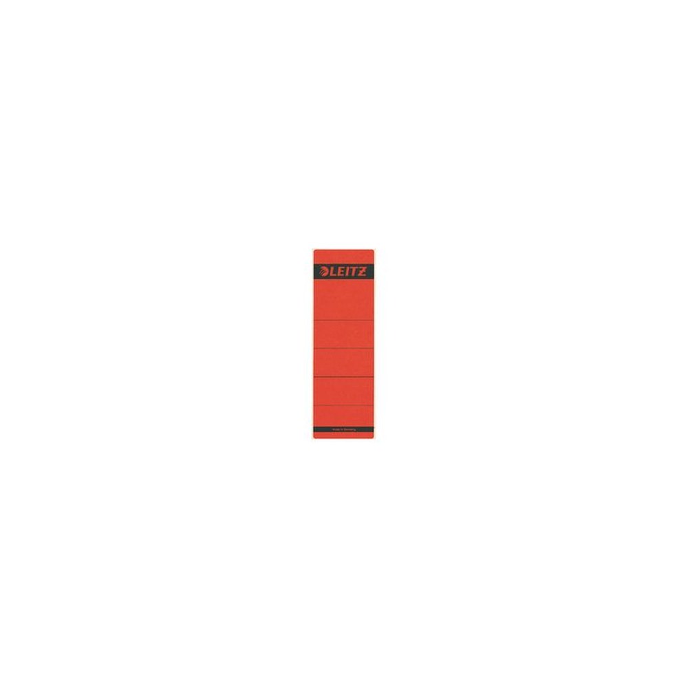 LEITZ Etiquette pour dos de classeur, 61 x 192 mm, rouge